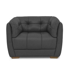 At The Helm  Cartier Leather Snuggler Chair | Bed Sava