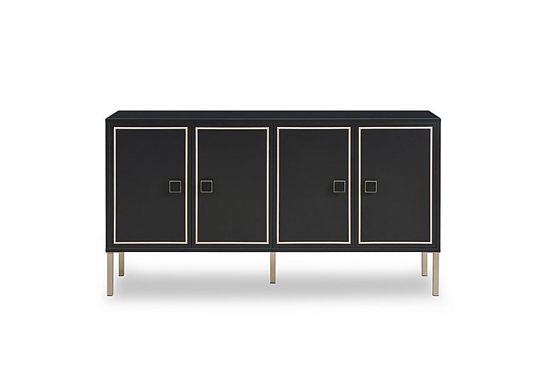Cole 4 Door Sideboard - Black