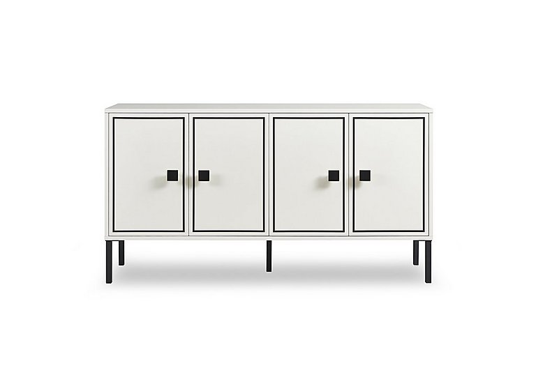 Cole 4 Door Sideboard - White