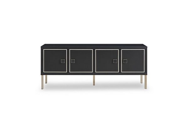 Cole TV Unit  Black | Bed Sava