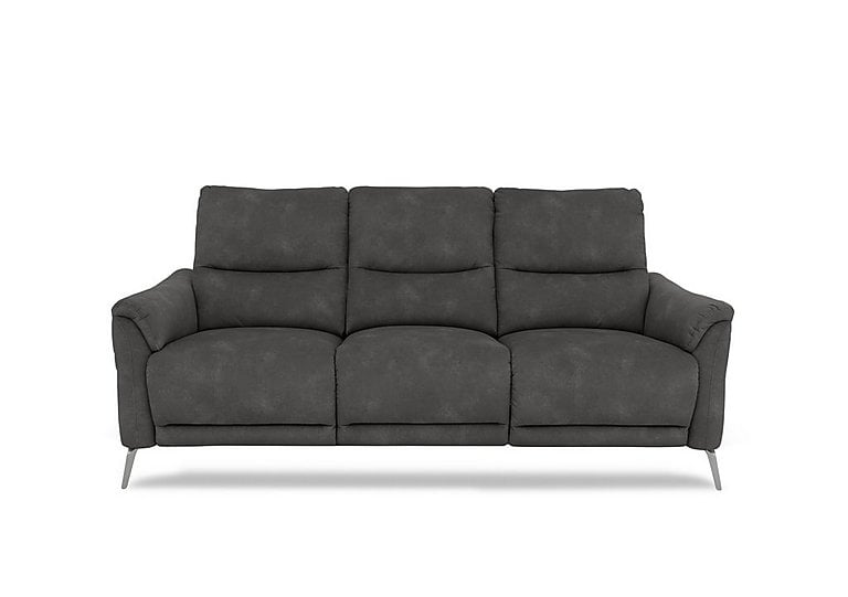 Daytona 3 Seater Fabric Power Recliner Sofa - Dexter Shadow