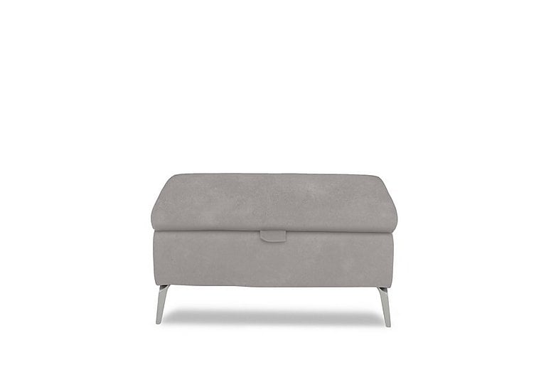 Daytona Fabric Storage Footstool - Dexter Stone