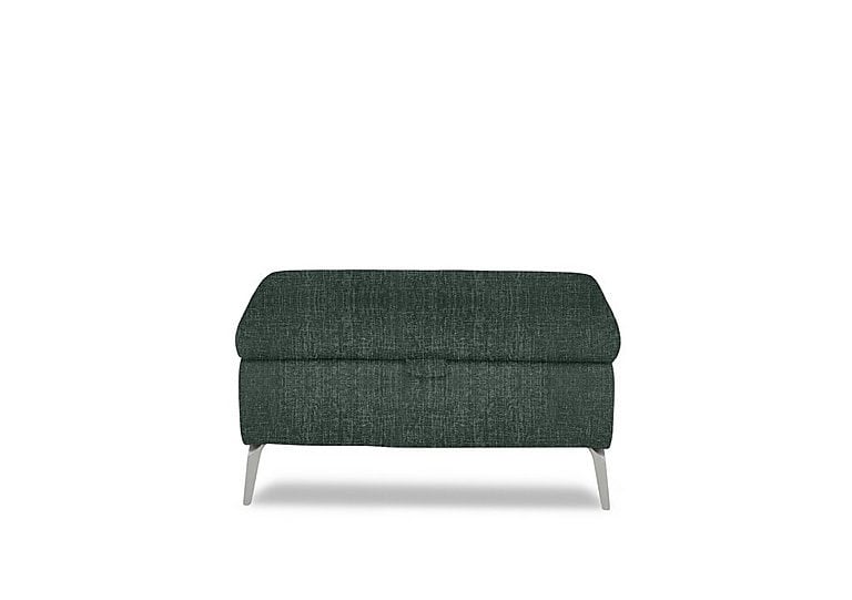 Daytona Fabric Storage Footstool - Anivia Green