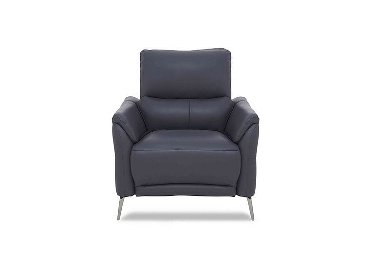 Daytona Leather Chair - Lavender Grey
