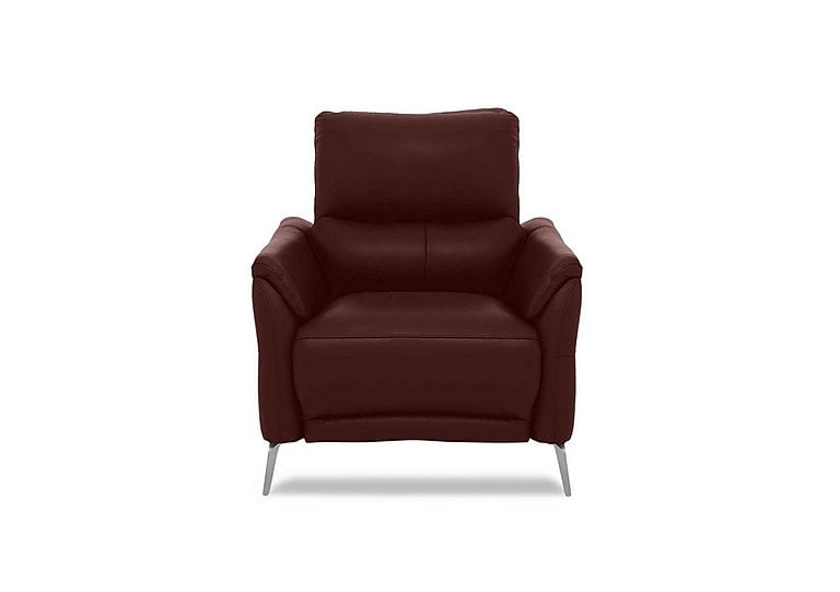 Daytona Leather Chair - Ruby