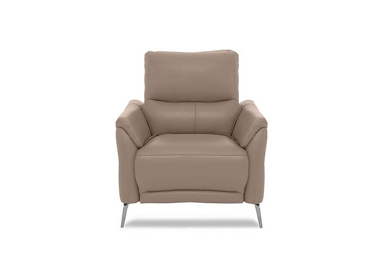 Daytona Leather Power Recliner Chair - Barley