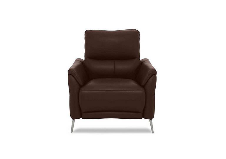 Daytona Leather Power Recliner Chair - Chocolate