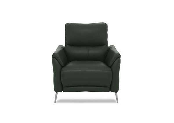 Daytona Leather Chair  Oslo Pine | Bed Sava