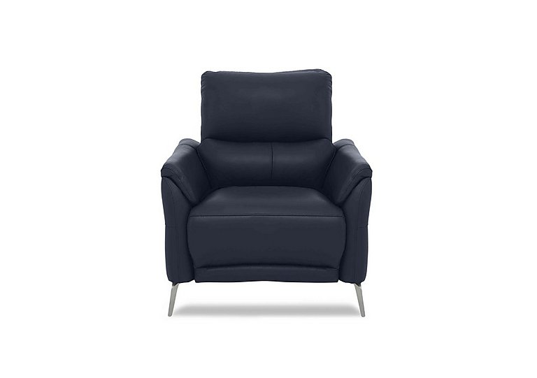 Daytona Leather Power Recliner Chair - Peacock