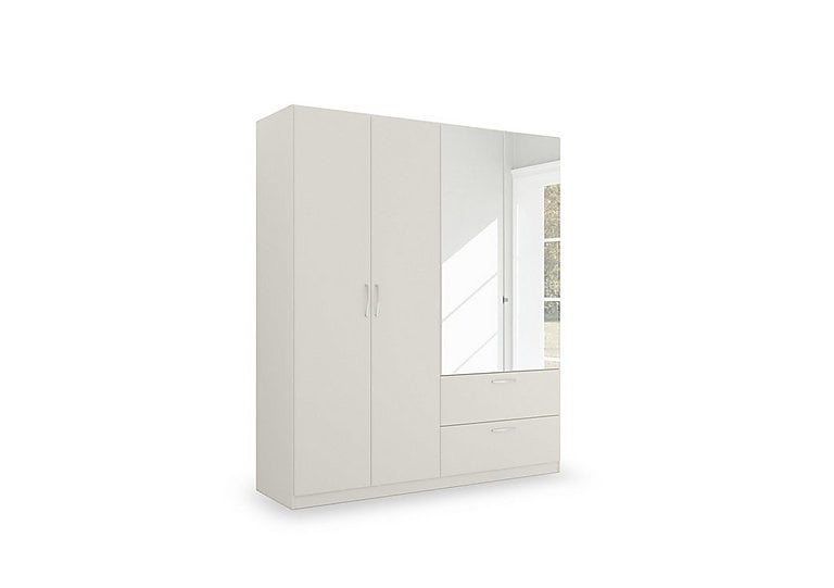 Rauch - Impulse 181cm 4 Door Combi Wardrobe with 2 Mirror Doors