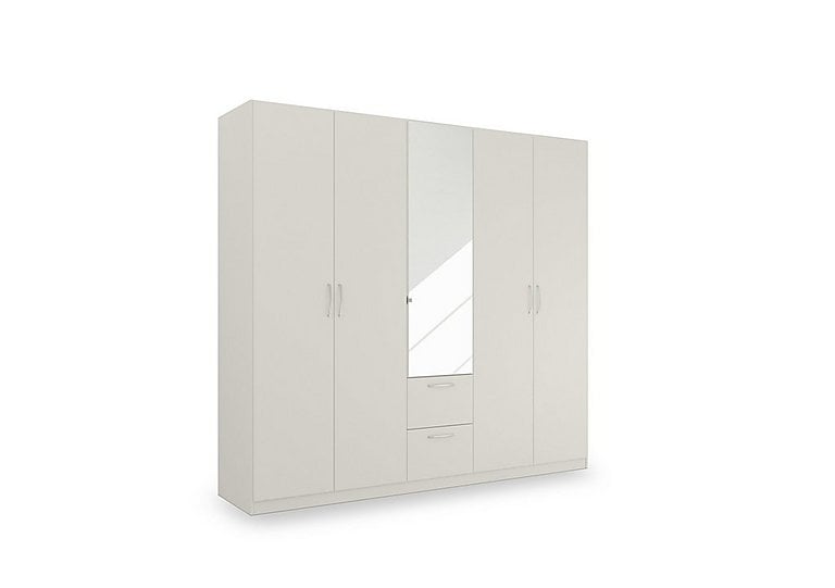Rauch - Impulse 226cm 5 Door Combi Wardrobe with Mirror Door