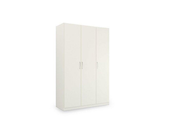 Rauch - Impulse 136cm 3 Door Décor Hinged Wardrobe - Alpine White