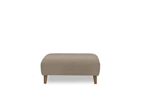 Jackson Fabric Footstool  Mink | Bed Sava