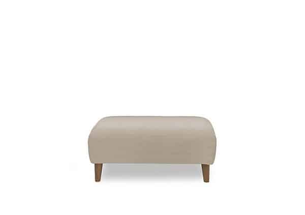Jackson Fabric Footstool  Oatmeal | Bed Sava