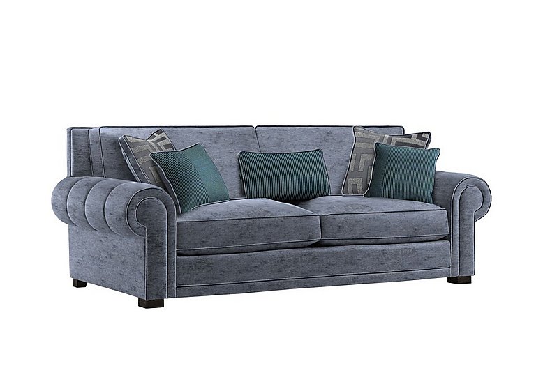 Duresta - Ambassador Large 3 Seater Classic Back Sofa - Anthracite