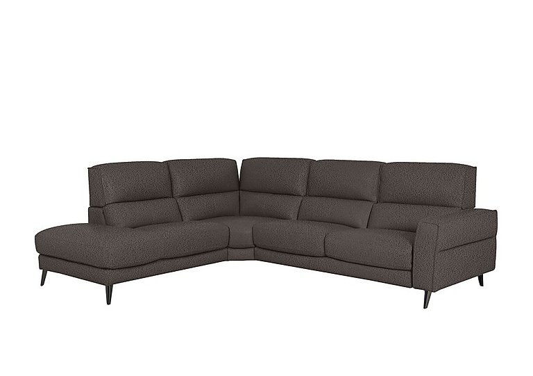 Axel Fabric Left Hand Facing Chaise End Sofa - Dark Grey