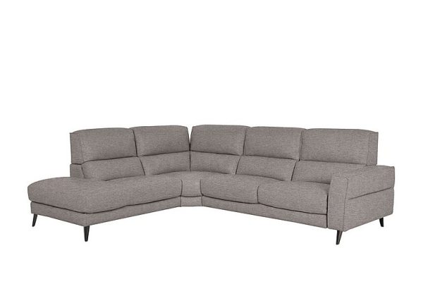 Axel Fabric Left Hand Facing Chaise End Sofa  Wild Dove | Bed Sava