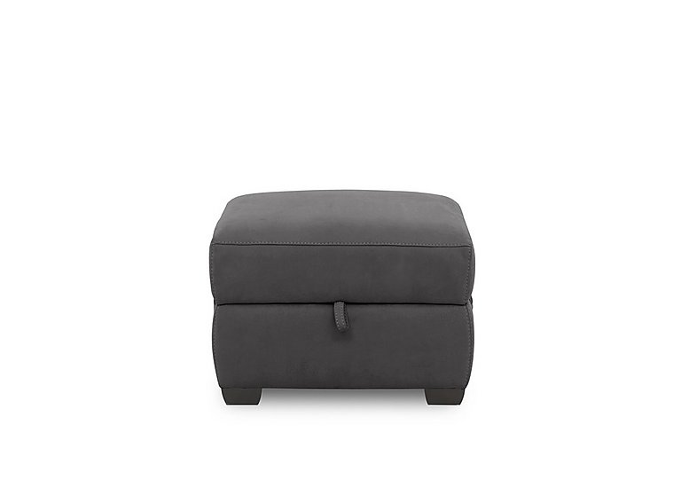 Brescia Fabric Storage Footstool - Anthracite