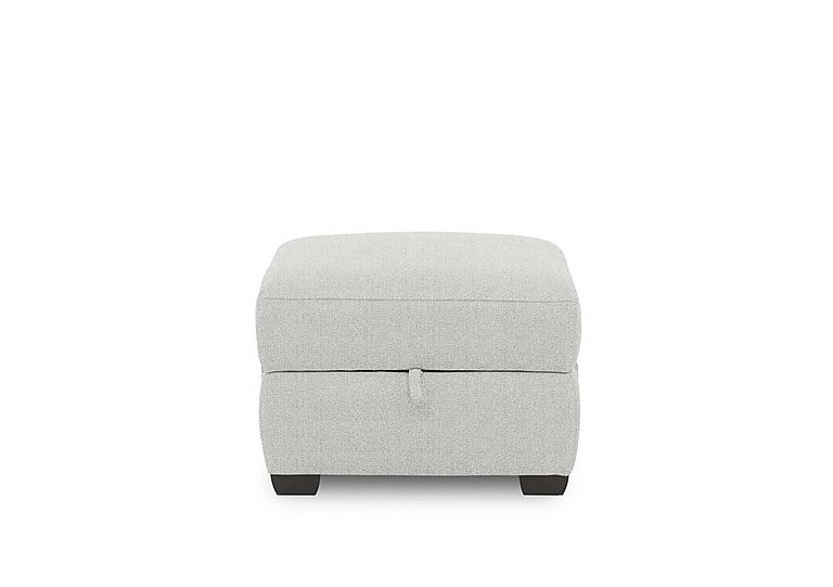 Brescia Fabric Storage Footstool - Oyster