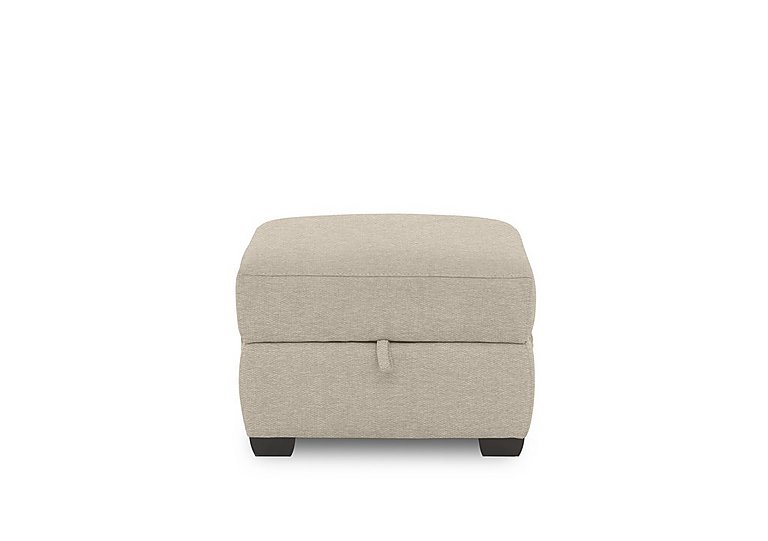 Brescia Fabric Storage Footstool  R28 Beige | Bed Sava