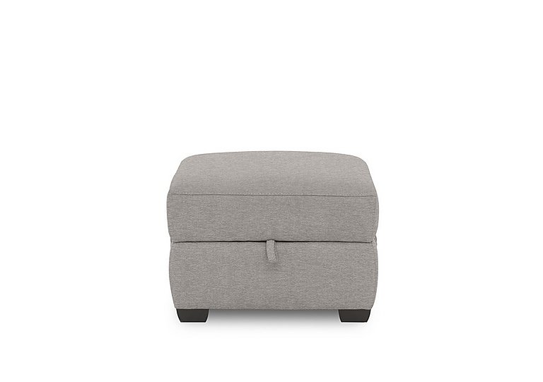 Brescia Fabric Storage Footstool - Wild Dove