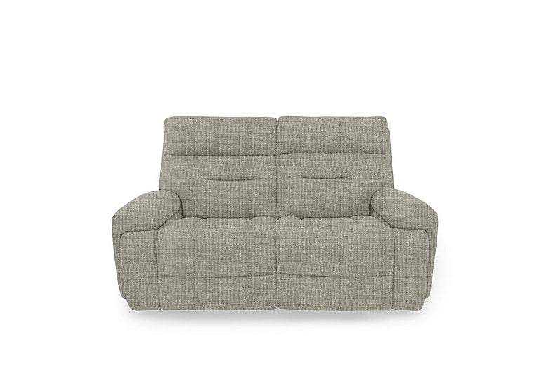 Cinemax 2 Seater Fabric Power Recliner Sofa with Power Headrests and Media Arms - Halifax Sand