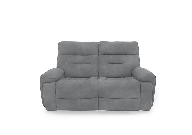 Cinemax 2 Seater Fabric Power Recliner Sofa with Power Headrests and Media Arms - Velvet Grey