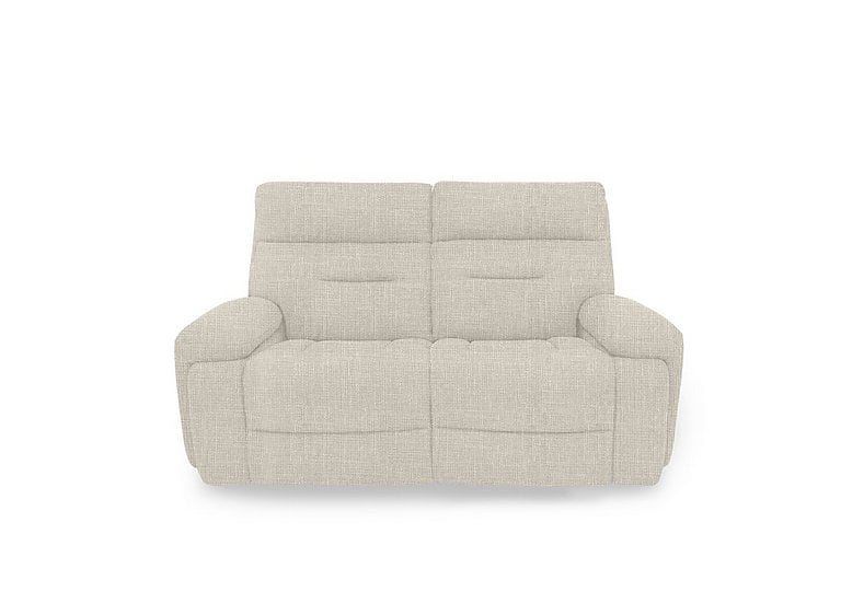 Cinemax 2 Seater Fabric Power Recliner Sofa with Power Headrests and Media Arms - Weave Stone
