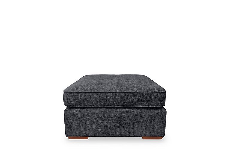 Emilia Square Footstool - Navy