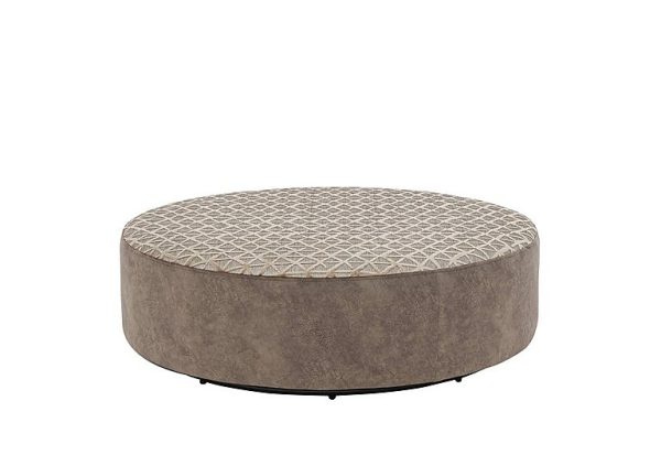 Ariana Fabric Twister Footstool  Dapple Chocolate Trilogy | Bed Sava
