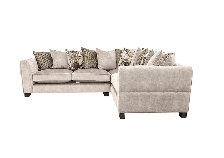 Ariana Small Fabric Pillow Back Right Hand Facing Corner Sofa - Dapple Cream