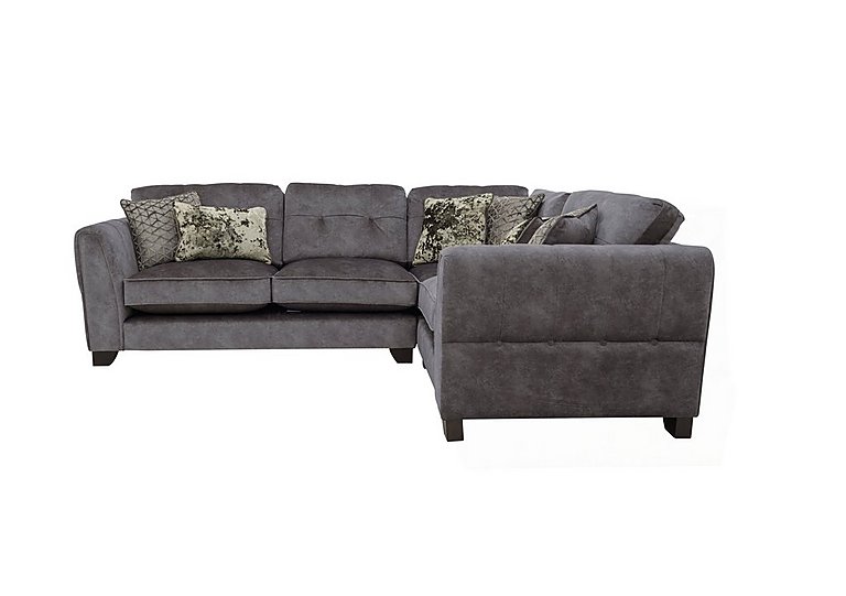 Ariana Small Fabric Classic Back Right Hand Facing Corner Sofa - Dapple Moleskin