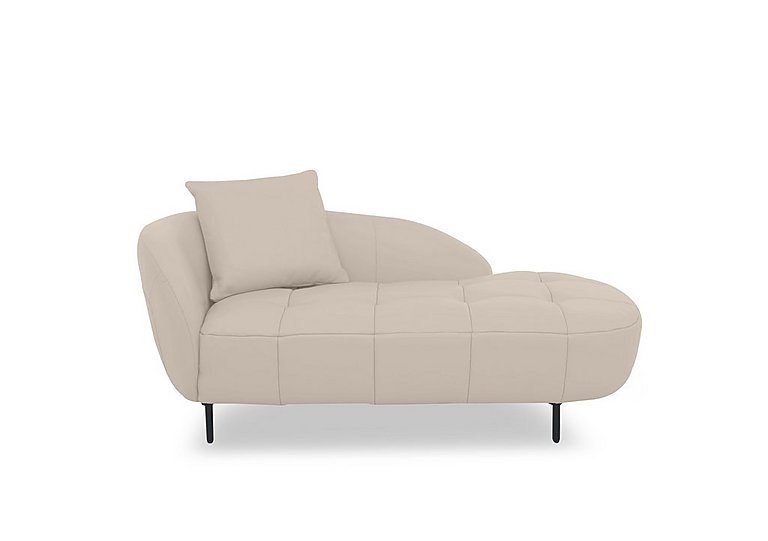 Bridgerton BV Leather Chaise - Dapple Grey