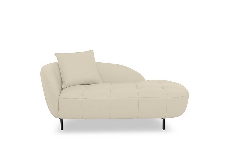 Bridgerton BV Leather Chaise - BV Bisque