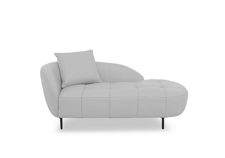 Bridgerton HW Leather Chaise - Grey