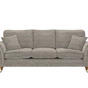 Parker Knoll  Burghley Grand 3 Seater Sofa  Equinox Light Blue | Bed Sava
