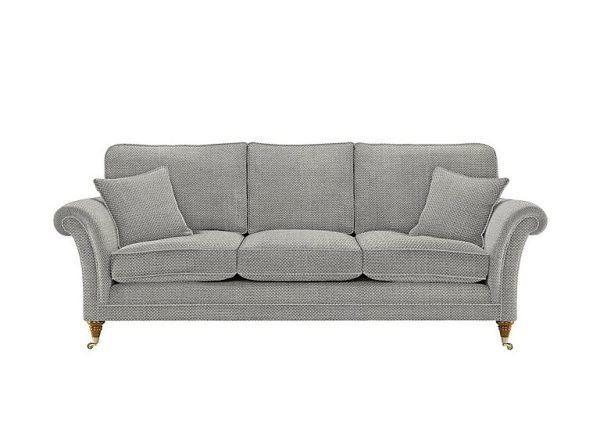 Parker Knoll  Burghley Grand 3 Seater Sofa  Dobby Mist | Bed Sava