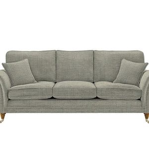 Parker Knoll  Burghley Grand 3 Seater Sofa  Dobby Seaspray | Bed Sava