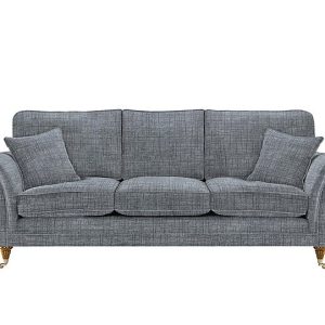 Parker Knoll  Burghley Grand 3 Seater Sofa  Dash Blue | Bed Sava