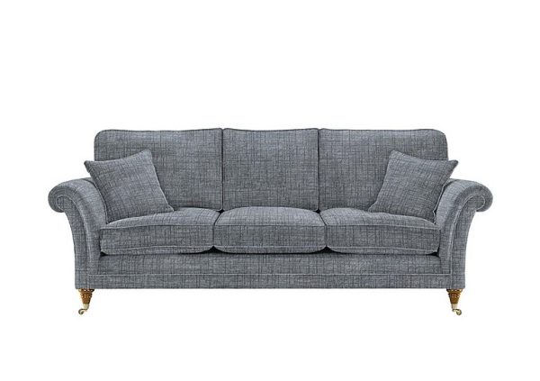 Parker Knoll  Burghley Grand 3 Seater Sofa  Dash Blue | Bed Sava