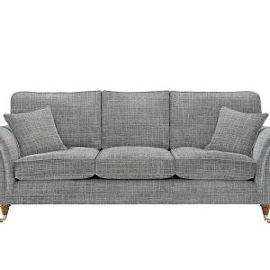Parker Knoll  Burghley Grand 3 Seater Sofa  Dash Stone | Bed Sava