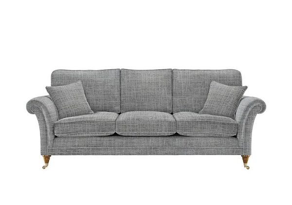 Parker Knoll  Burghley Grand 3 Seater Sofa  Dash Stone | Bed Sava