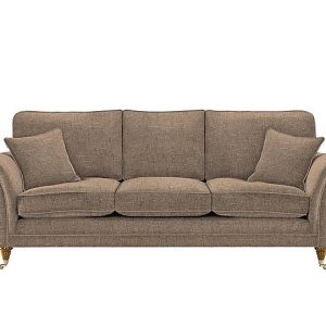Parker Knoll  Burghley Grand 3 Seater Sofa  Country Oatmeal | Bed Sava