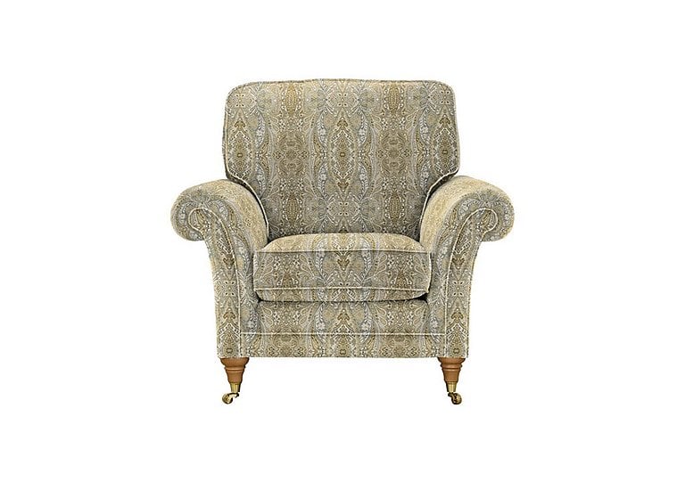 Parker Knoll - Burghley Fabric Armchair - Nouveau Caramel