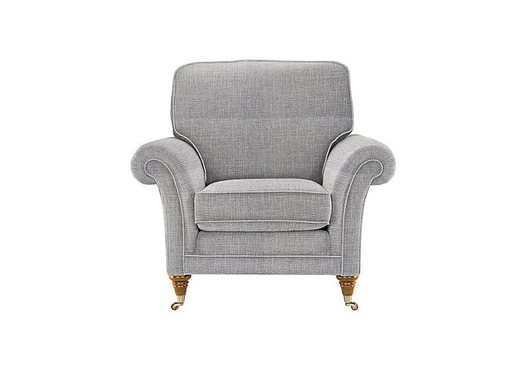 Parker Knoll - Burghley Fabric Armchair - Latitude Duck Egg