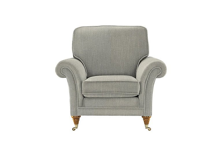 Parker Knoll - Burghley Fabric Armchair - Metric Aqua