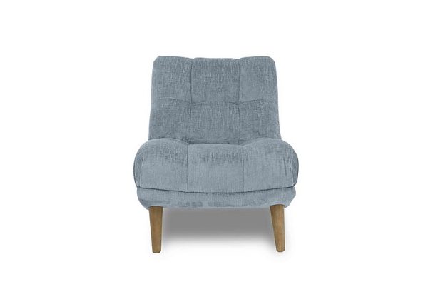 At The Helm  Cartier Fabric Accent Chair  Boathouse Blue | Bed Sava