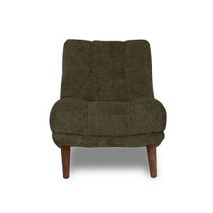 At The Helm  Cartier Fabric Accent Chair with Walnut Feet | Bed Sava