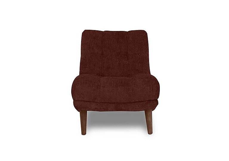 At The Helm - Cartier Fabric Accent Chair - Tawny with Walnut Feet