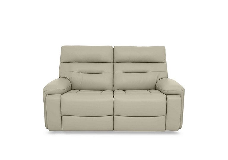 Cinemax 2 Seater Leather Sofa - Natural Sand